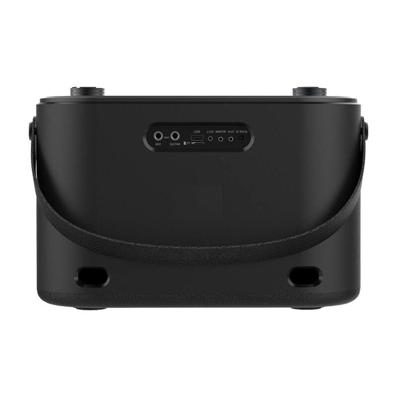 W-KING H10 120W Bluetooth-trådlös högtalare + 2 mikrofoner Svart