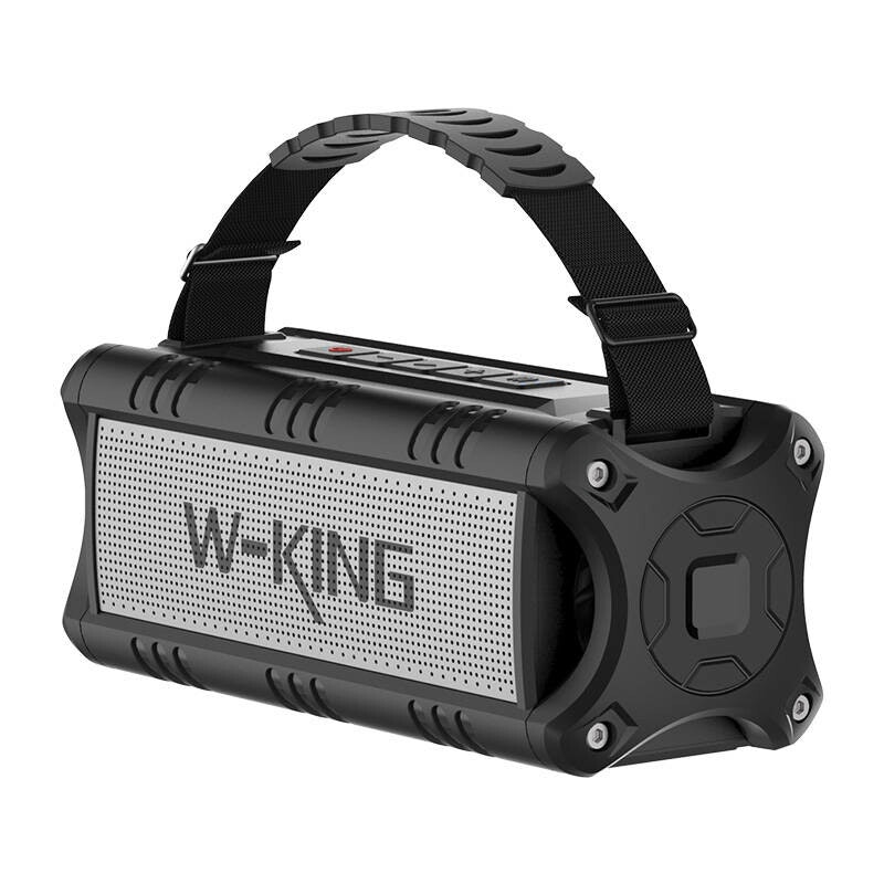 W-KING D8 MINI 30W Trådlös Bluetooth-högtalare Svart