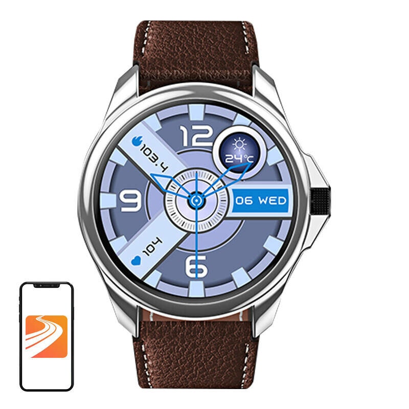 Blitzwolf BW-AT3 Smartwatch Brown leather
