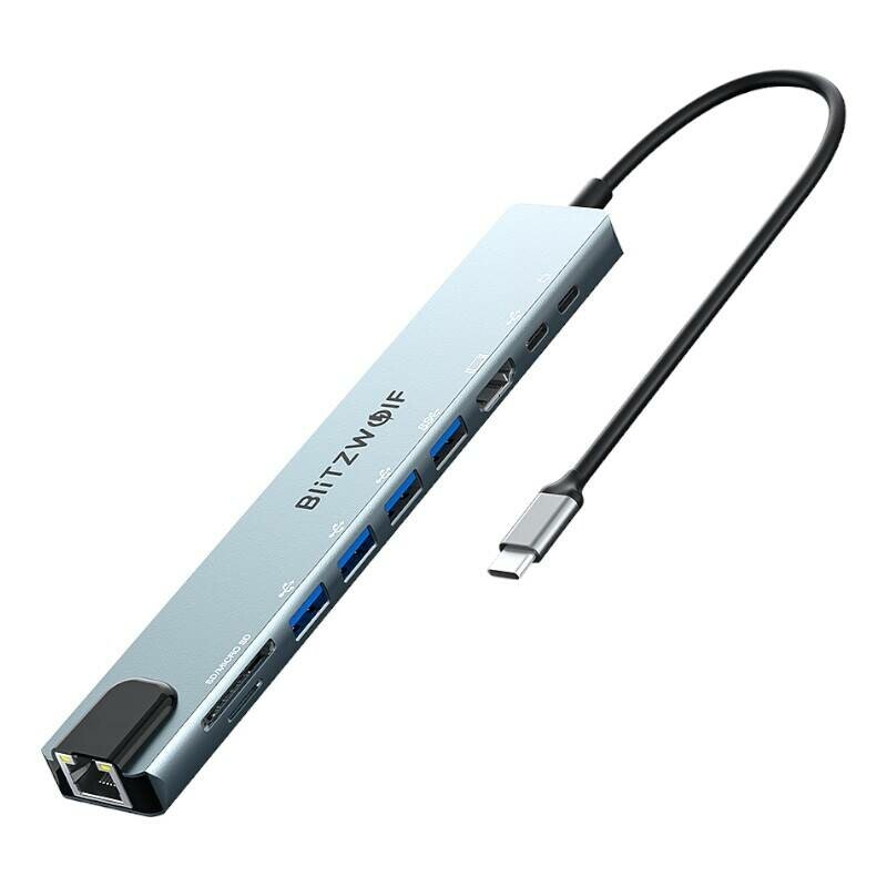 Blitzwolf BW-TH5 10-i-1 USB-C Dockningsstation
