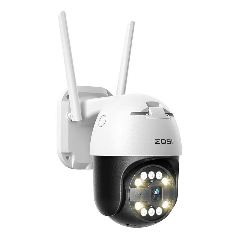 ZOSI C296 WiFi 5MP Pan Tilt IP66 outdoor camera + 32GB microSD card