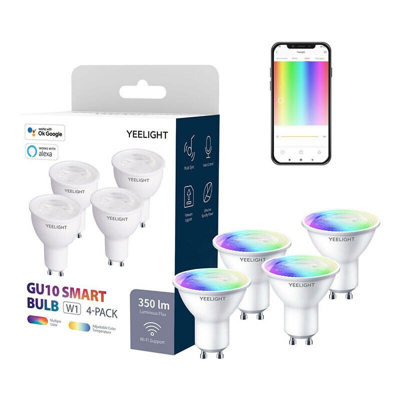 Smart żarówka LED Yeelight GU10 Smart Bulb W1 (color) - 1pc
