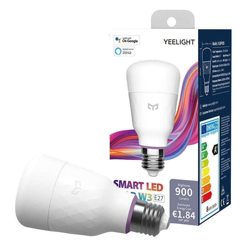 Smart LED-lampa Yeelight Smart Bulb 1S (vit)