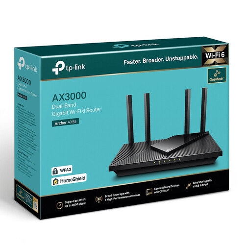 TP-link Archer AX55 Trådlös router AX3000