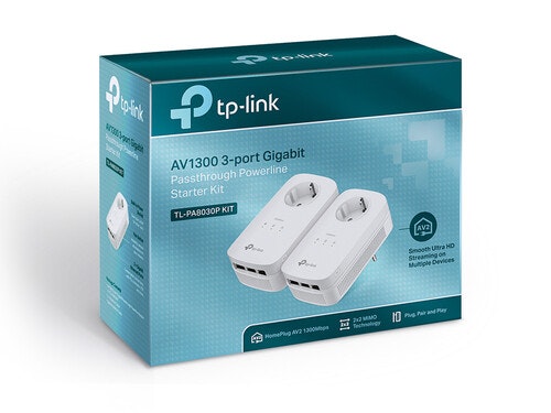 TP-Link TL-PA8030P KIT PowerLine network adapter 2-pack