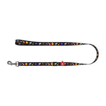 Waudog nylon dog leash, pattern "NASA21", width 20 mm, length 122 cm.