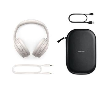 Bose QuietComfort trådlösa over-ear hörlurar vit