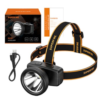 Headlight Superfire HL55, 150lm, USB-C