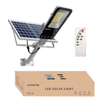 Solar lamp Superfire FF5-E, 897W, 2000lm, 20000mAh