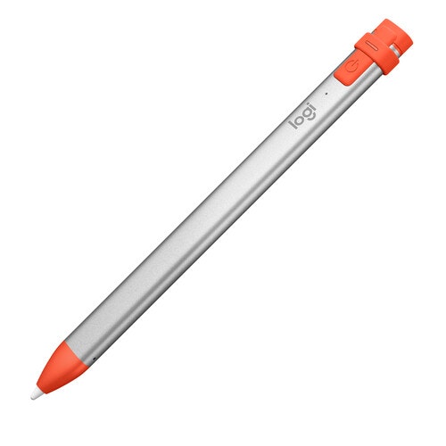 Logitech Crayon, stylus (silver / orange)