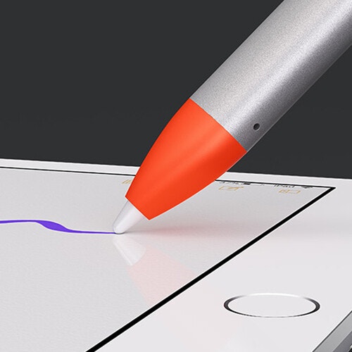 Logitech Crayon, stylus (silver / orange)