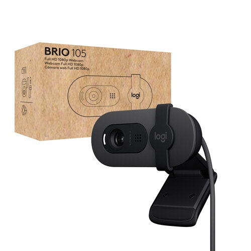 Logitech BRIO 105 Webbkamera färg 2 MP 1920 x 1080