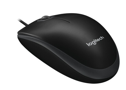 Logitech B100 Optical USB Mouse Black