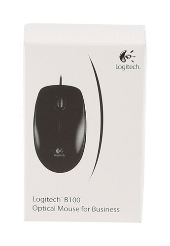 Logitech B100 Optical USB Mouse Black