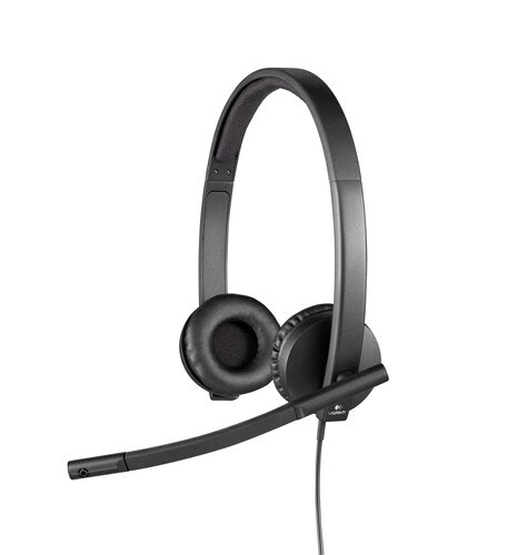 Logitech H570e Stereo Headset black