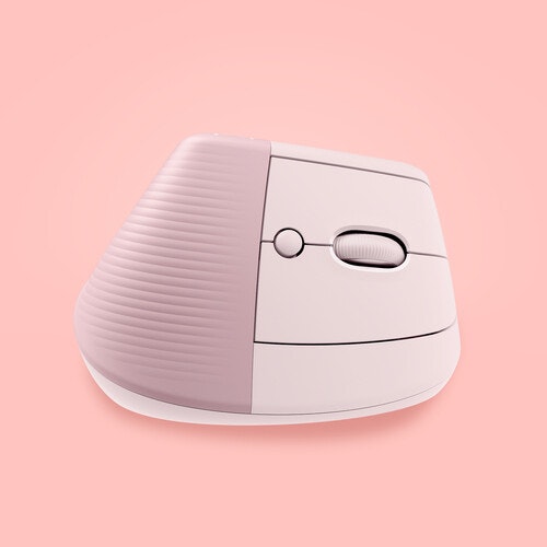 Logitech Lift Vertical Ergonomic Mouse Pink