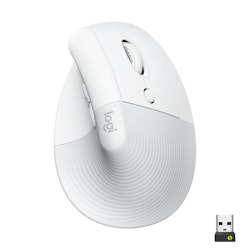 Logitech Lift Vertical Ergonomic Mouse White/Grey