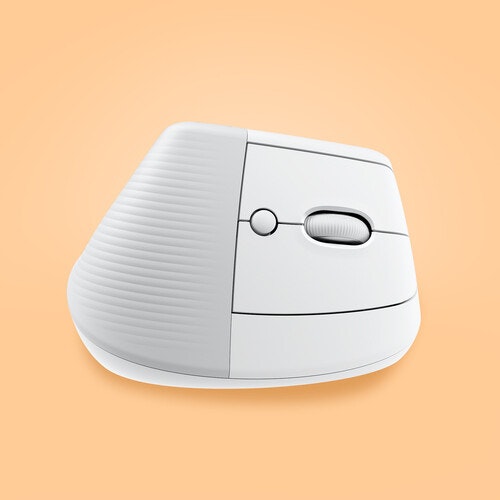 Logitech Lift Vertical Ergonomic Mouse White/Grey