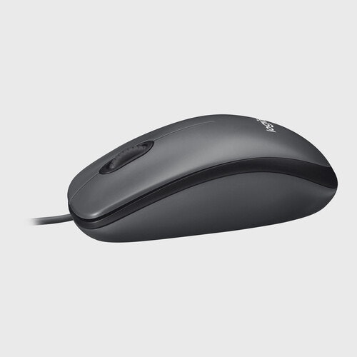Logitech M100 Trådbunden Mus Svart