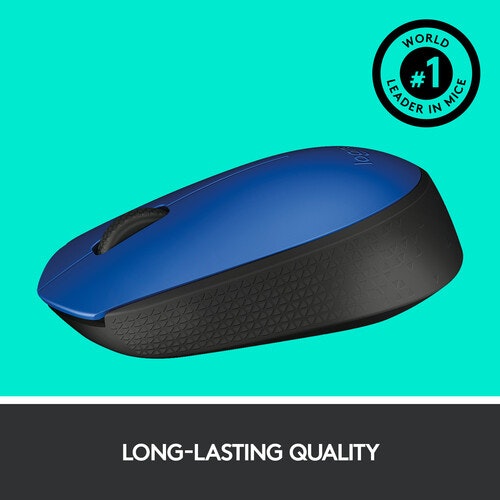 Logitech M171 Trådlös Mus Svart och Blå