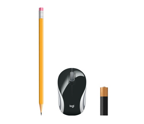 Logitech M187 Mini Mouse Svart