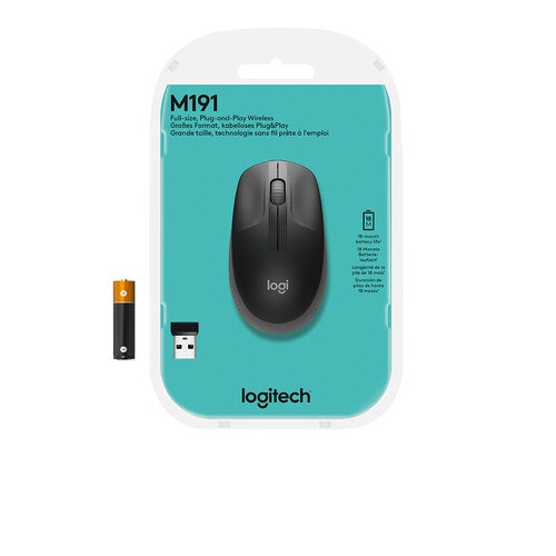 Logitech M190 Mus Black / Anthracite