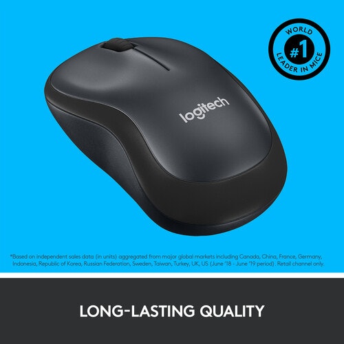 Logitech M220 Silent Mouse Black