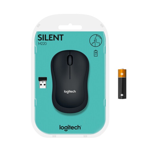 Logitech M220 Silent Mouse Black