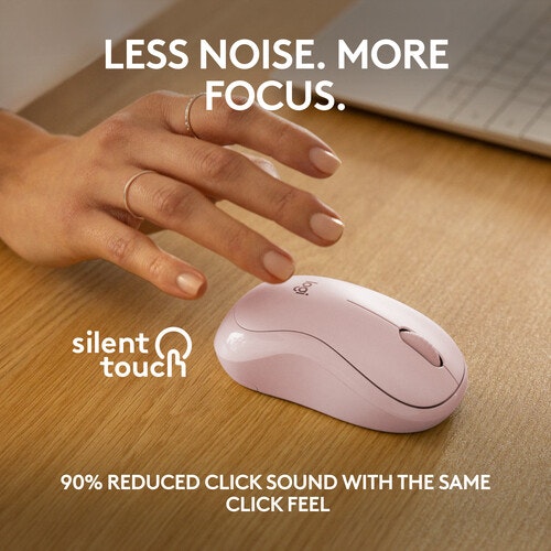 Logitech M240 Silent Mus Pink