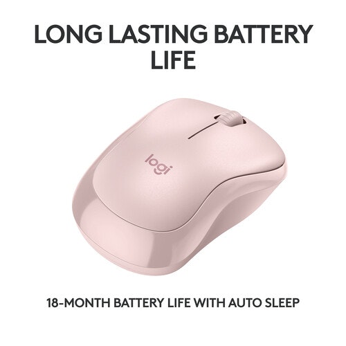 Logitech M240 Silent Mus Pink