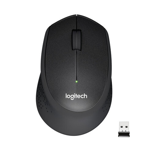 Logitech M330 Silent Plus Mouse Noiseless Black