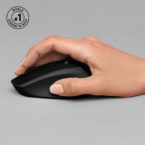 Logitech M330 Silent Plus Mouse Noiseless Black