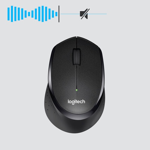 Logitech M330 Silent Plus Mouse Noiseless Black