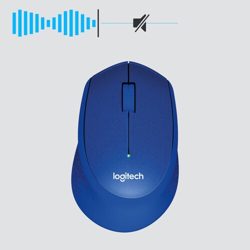 Logitech M330 Silent Plus mouse Blue
