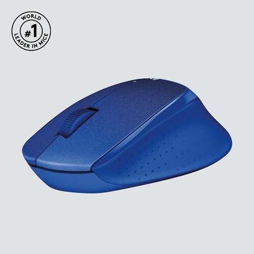 Logitech M330 Silent Plus mouse Blue