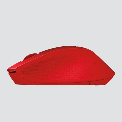 Logitech M330 Silent Plus mouse Red