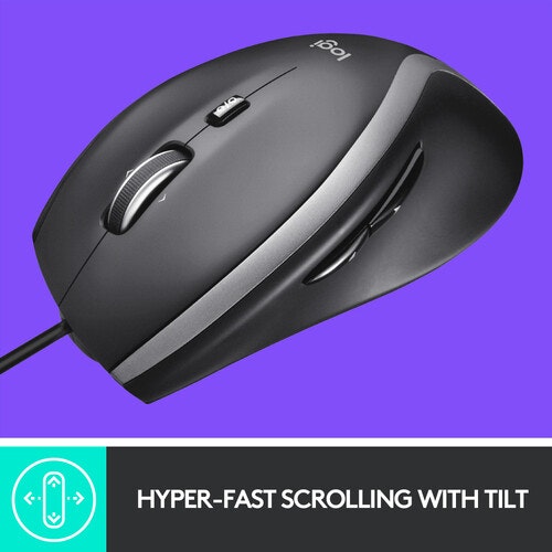 Logitech Advanced Corded M500s Mouse