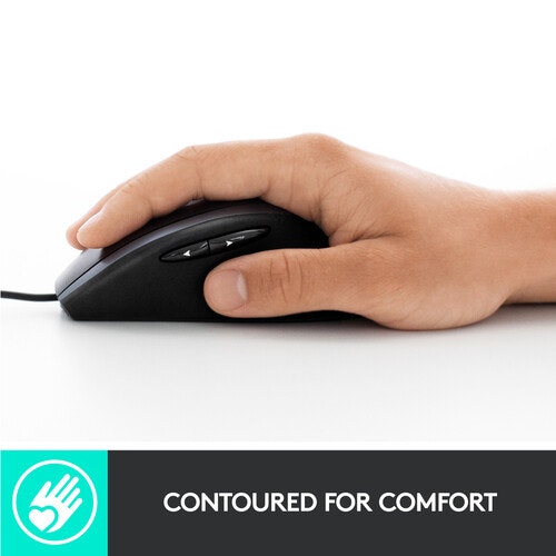 Logitech Advanced Corded M500s Mouse