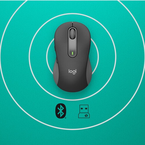 Logitech Signature M650 M Wireless Mouse Graphite