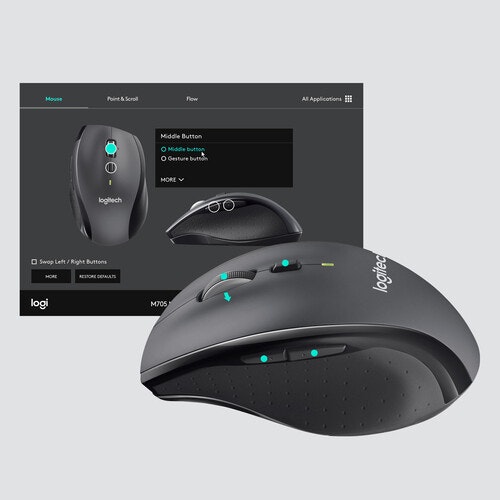 Logitech M705 Marathon Trådlös