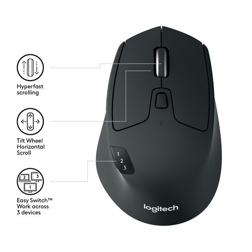 Logitech M720 Triathlon trådlös mus