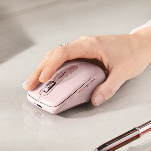 Logitech MX Anywhere 3 trådlös mus rosa