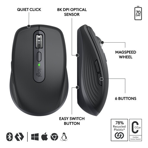 Logitech MX Anywhere 3S for Business mouse