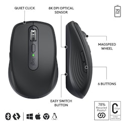 Logitech MX Anywhere 3S for Business mouse