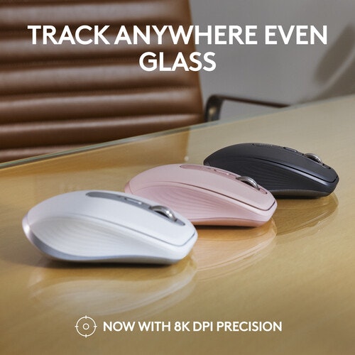 Logitech MX Anywhere 3S mouse Pink