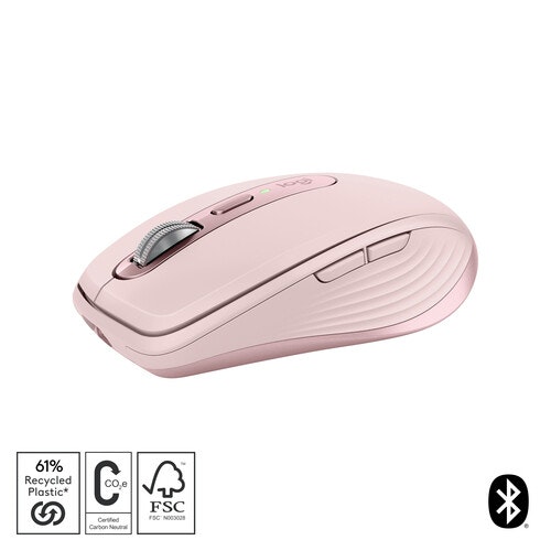 Logitech MX Anywhere 3S mouse Pink