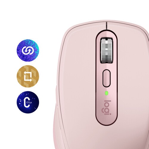 Logitech MX Anywhere 3S mouse Pink