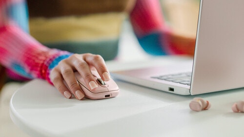 Logitech MX Anywhere 3S mouse Pink