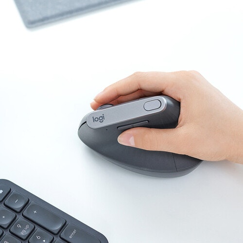 Logitech MX Vertical Wireless Mus Svart