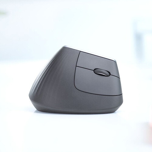 Logitech MX Vertical Wireless Mus Svart